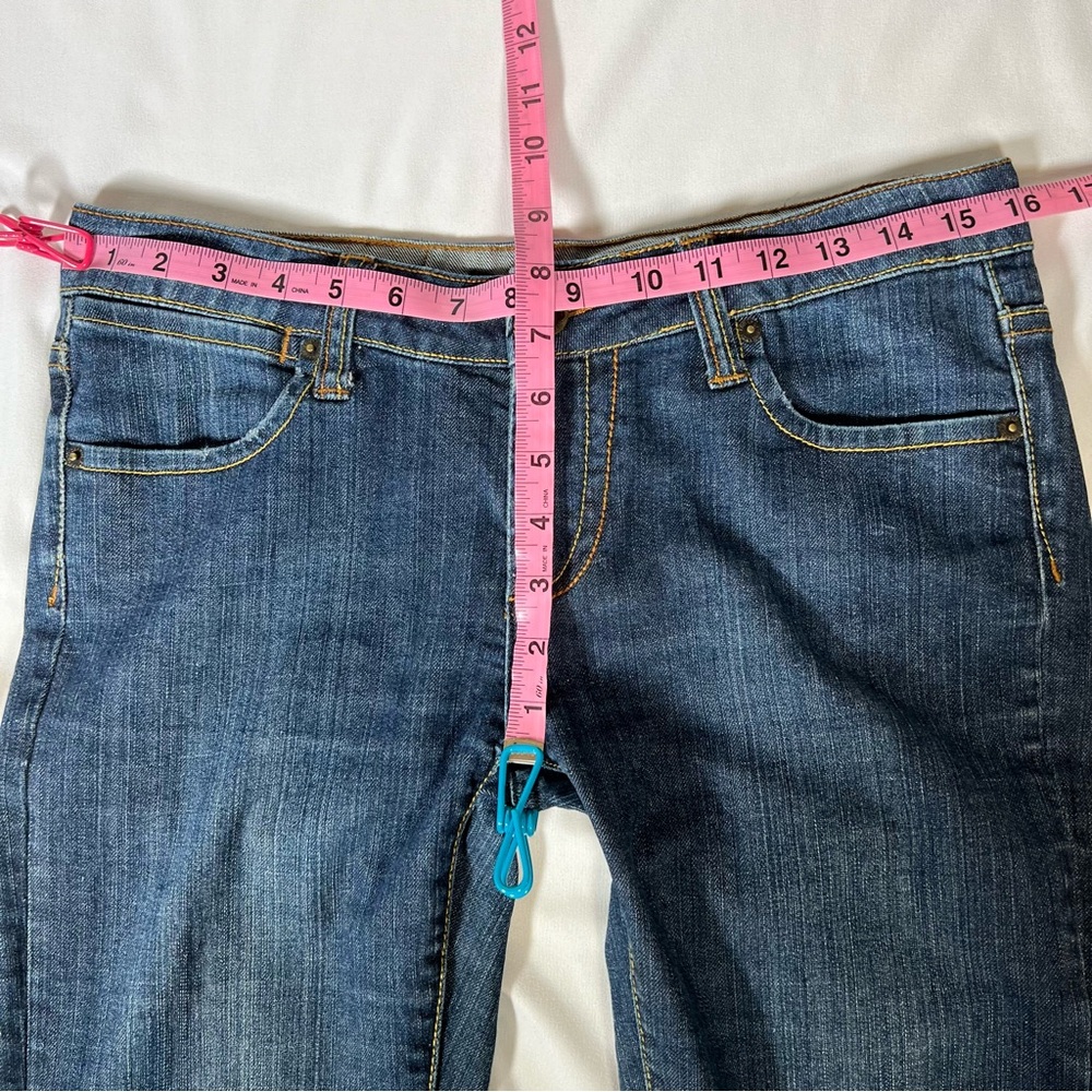 Ed Hardy Jeans by Christian Audigier “Love Kills Slowly” Y2K Denim Jeans Size 28 - Picture 9 of 10